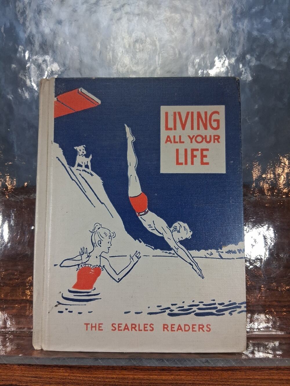 1951 Living All Your Life Vintage Grade School Reader Illus Hardcover Searles